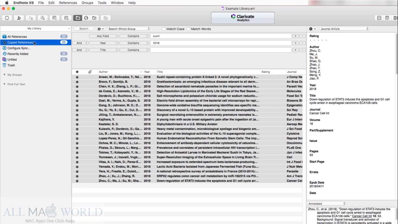 download endnote for mac os x free